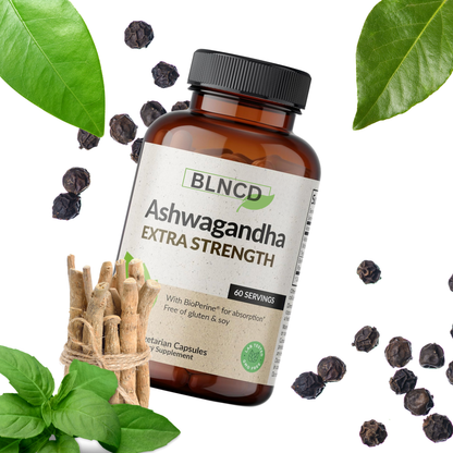 BLNCD  Ashwagandha 120 Vegetarian Capsules